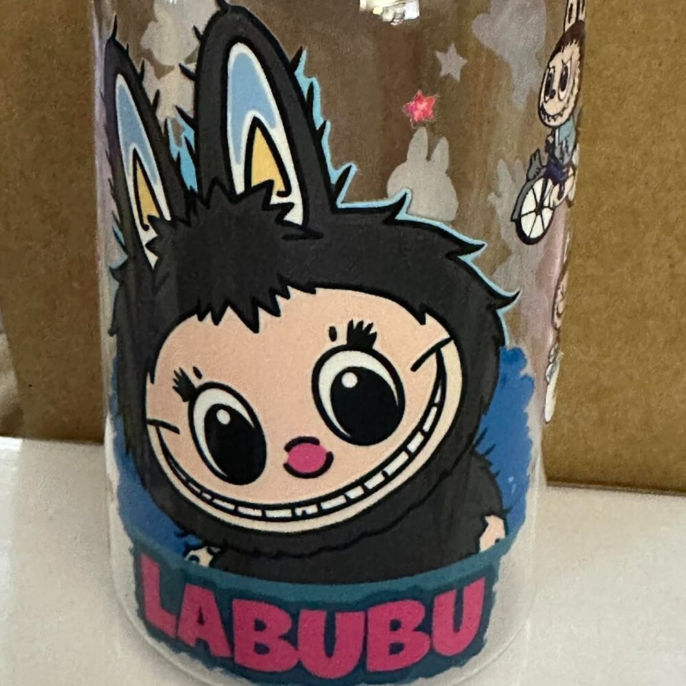 Handmade Hard Plastic Labubu tumbler 16 ounce